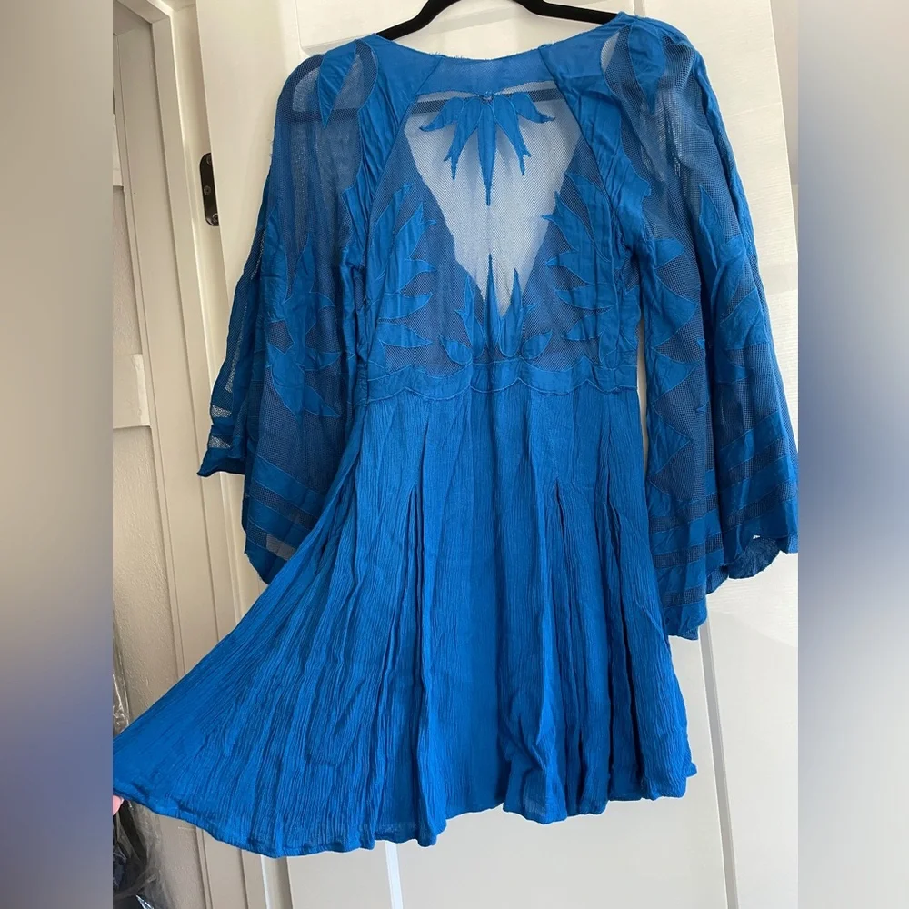 Free People Blue Mahoe Dress Sz 0